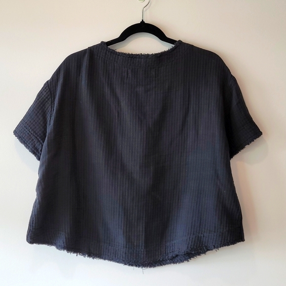 We The Free XS Oversized Top T Shirt Black - Picture 3 of 4